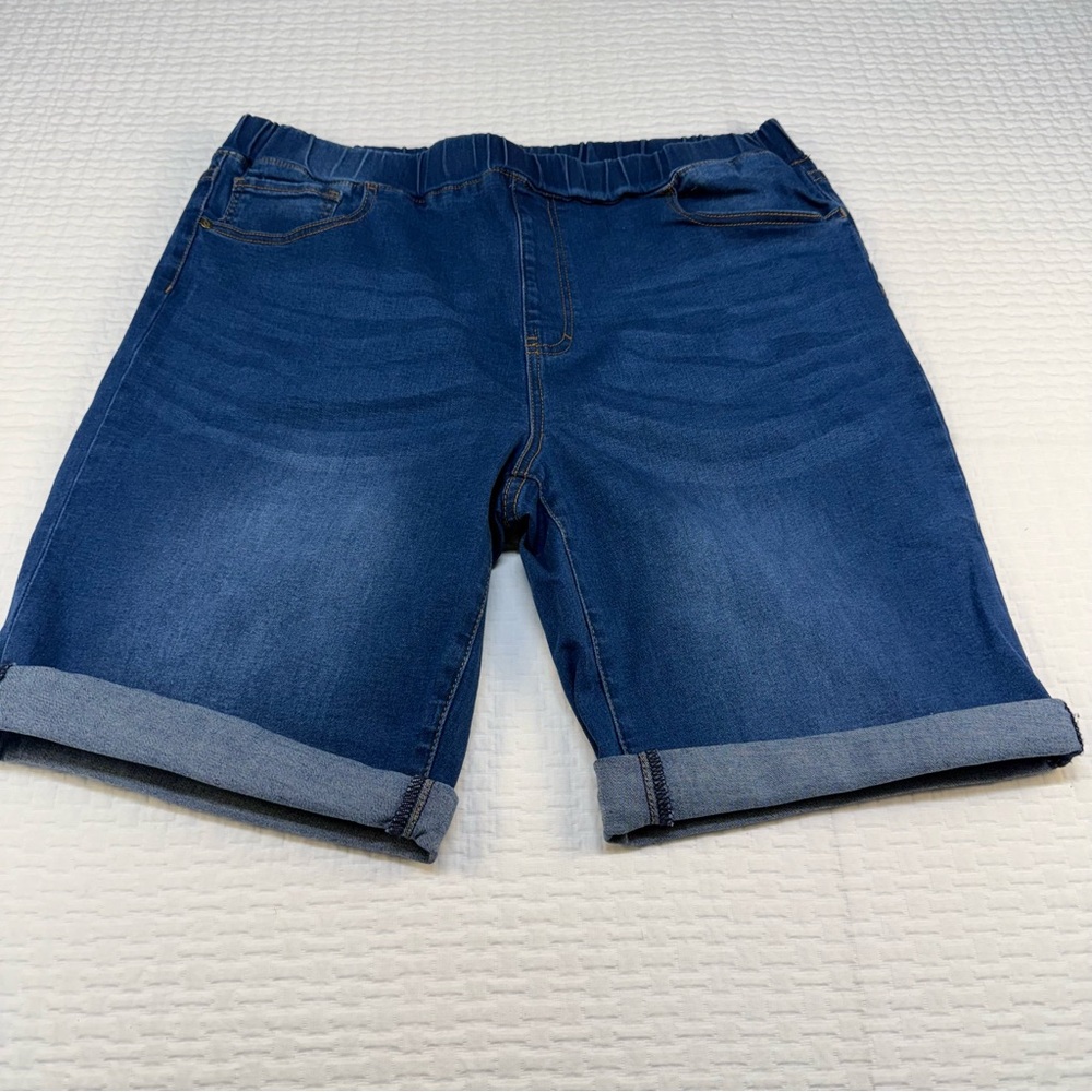 Our Republic Bermuda Blue Denim Shorts Size XL